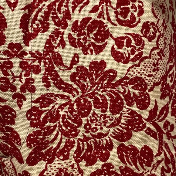 VINTAGE 1950s early 1960s Baroque Floral High Waist Long Walking Shorts 6 8 S M - Picture 3 of 16